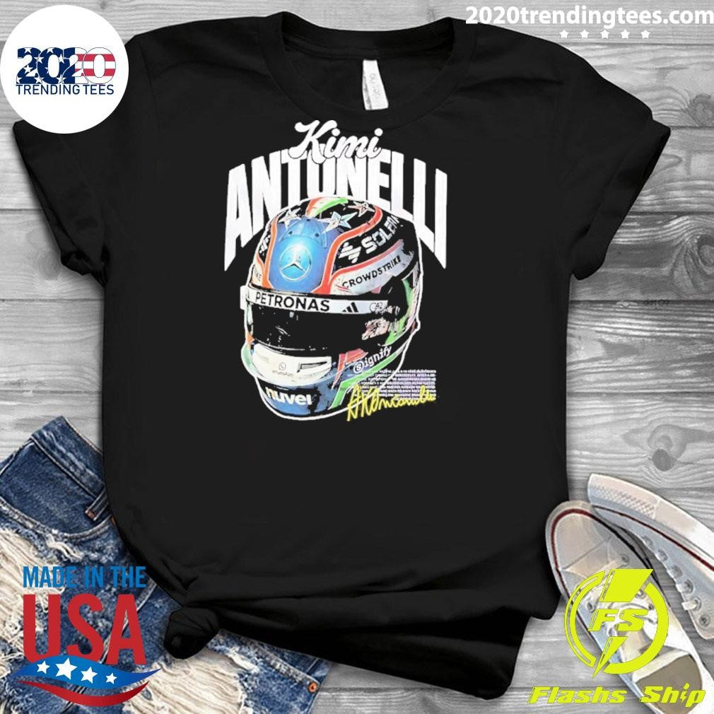 Kimi Helmet Racing Signature Helmet Vintage Shirt