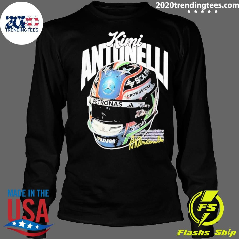 Kimi Helmet Racing Signature Helmet Vintage Shirt