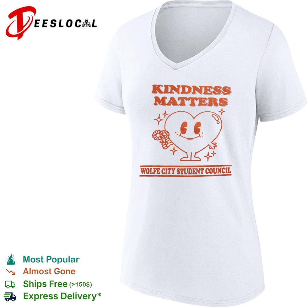 Kindness Matters Wolfe City Student Council shirt