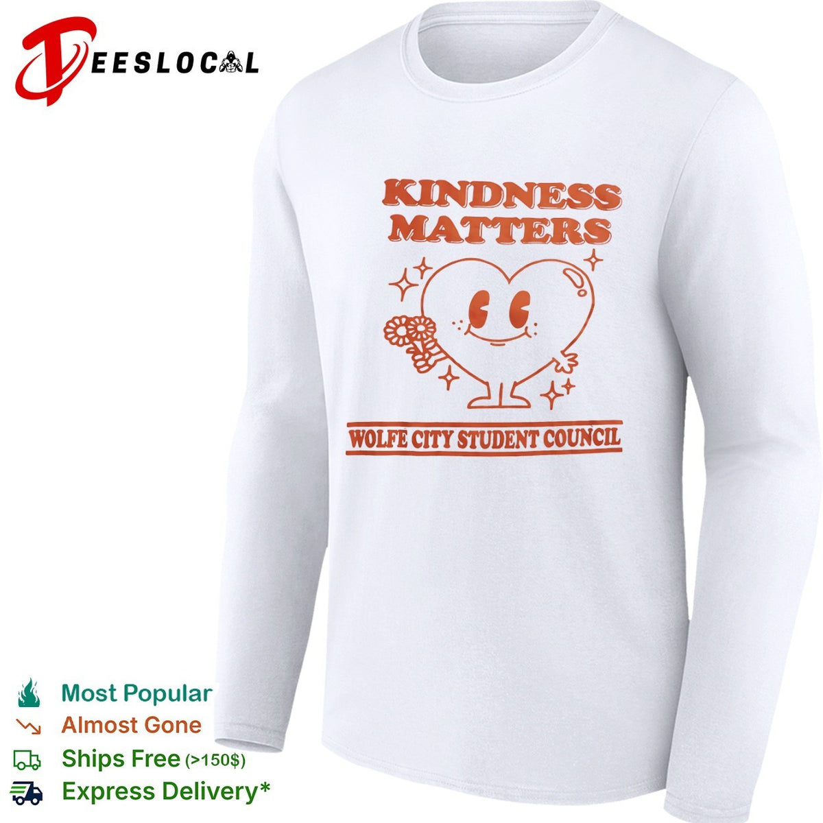 Kindness Matters Wolfe City Student Council shirt