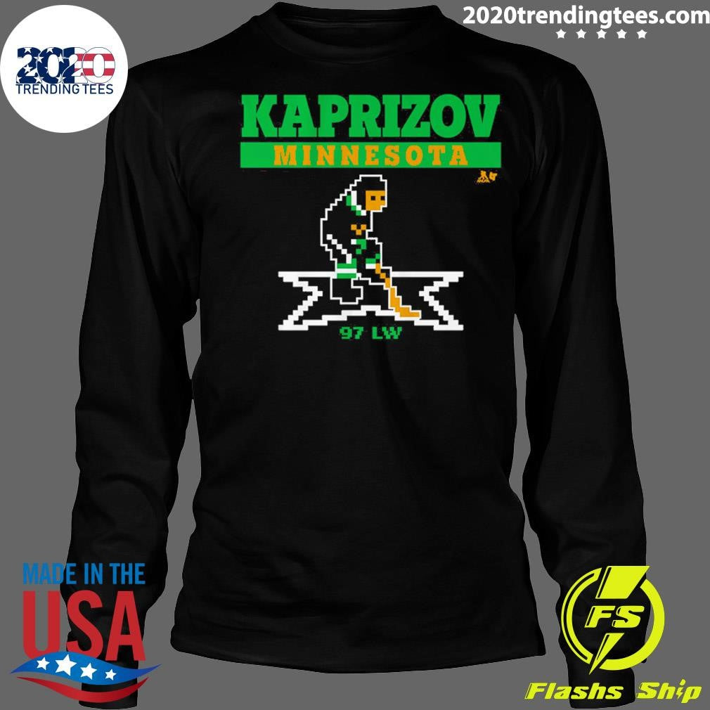 Kirill Kaprizov Minnesota Hockey Retro Shirt