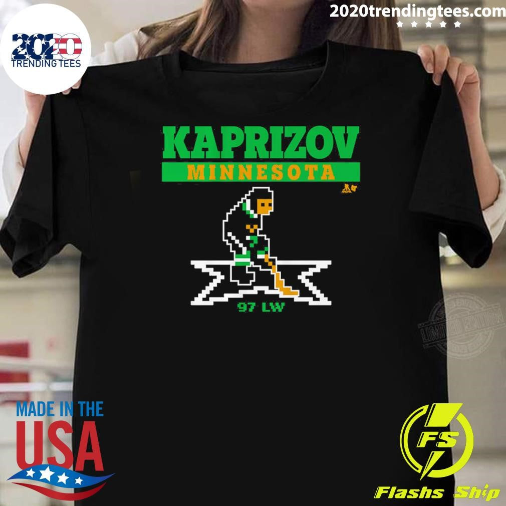 Kirill Kaprizov Minnesota Hockey Retro Shirt