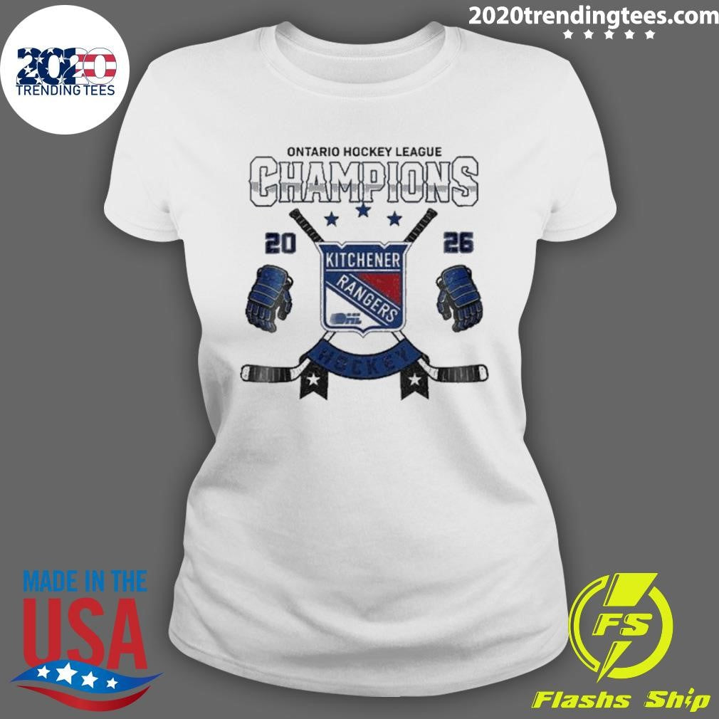 Kitchener Rangers 2026 J. Ross Robertson Cup Champions Shirt