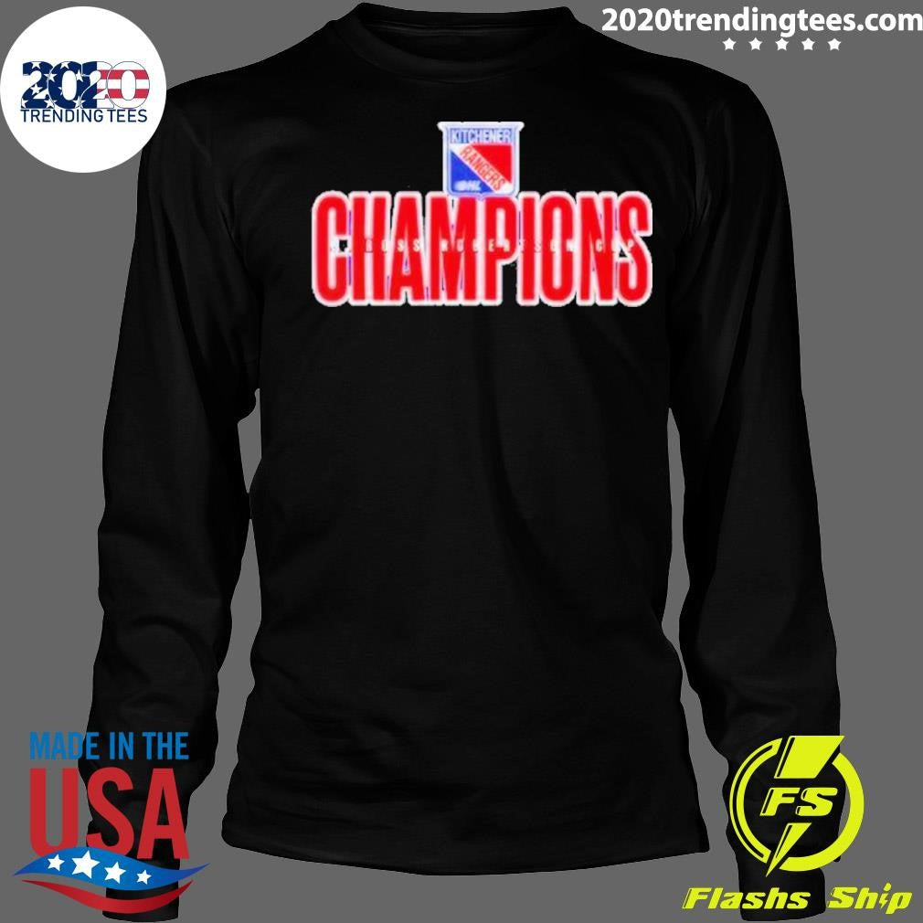 Kitchener Rangers 2026 OHL Champions Shirt