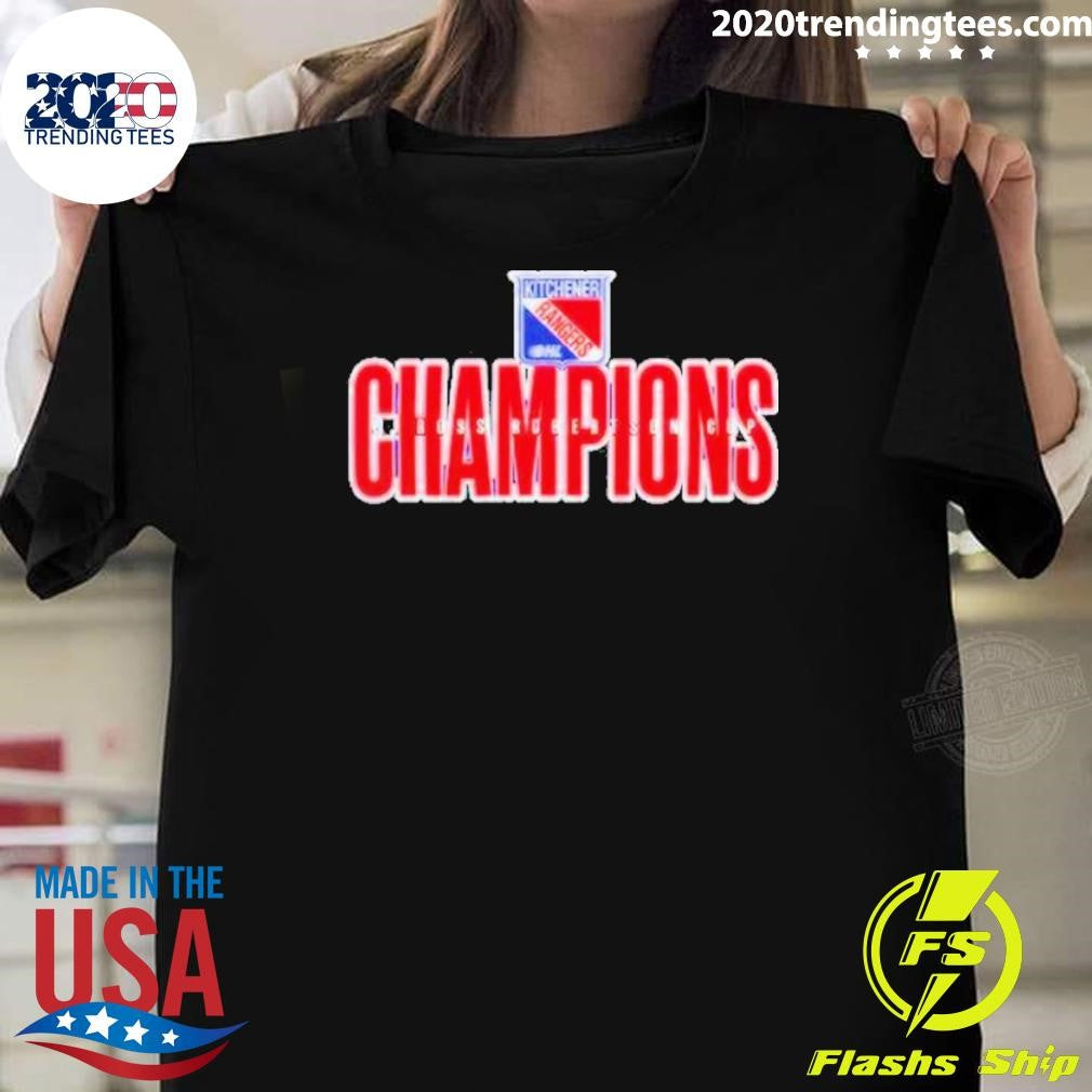 Kitchener Rangers 2026 OHL Champions Shirt