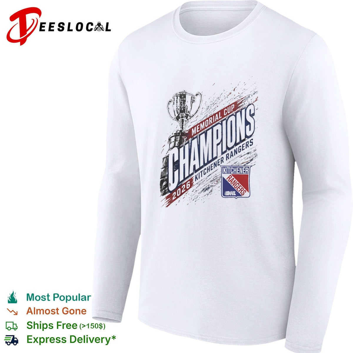 Kitchener Rangers Memorial Cup Champions 2026 logo shirt