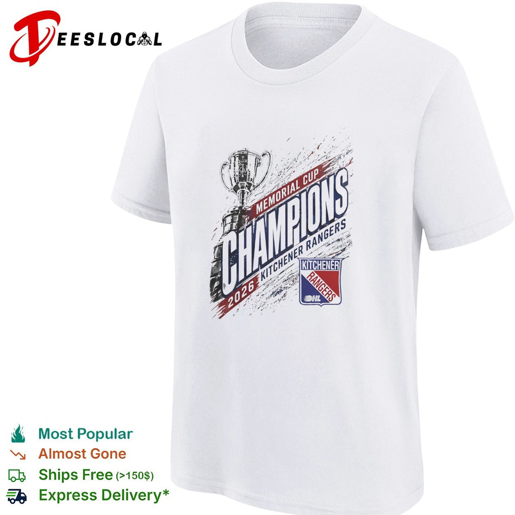 Kitchener Rangers Memorial Cup Champions 2026 logo shirt