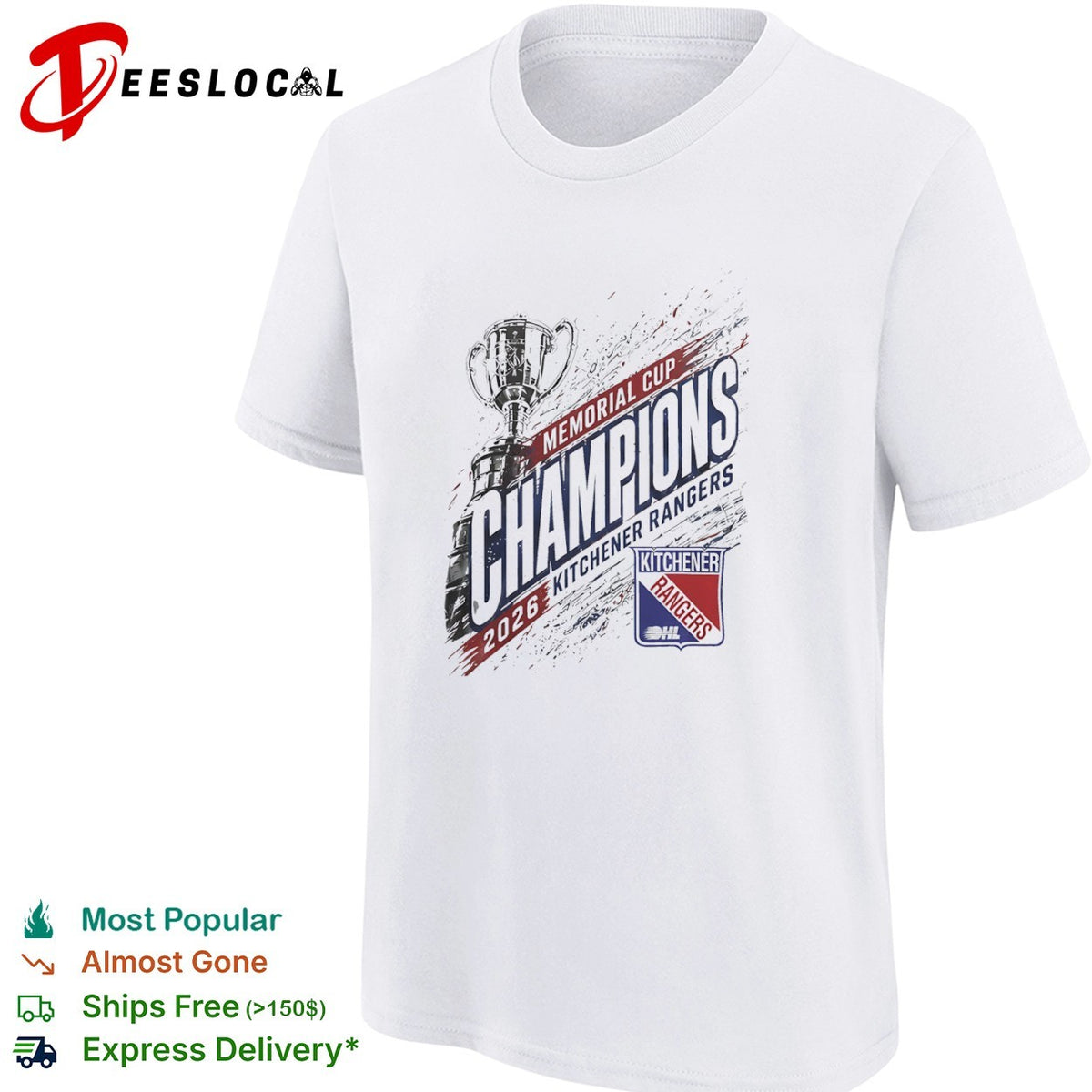 Kitchener Rangers Memorial Cup Champions 2026 logo shirt