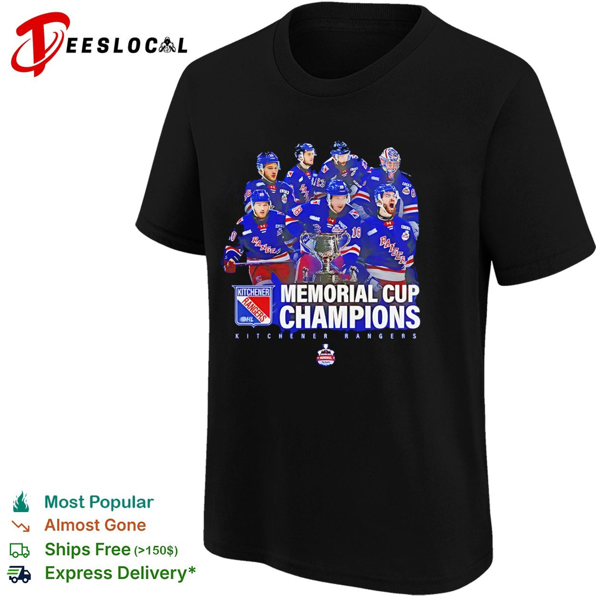Kitchener Rangers Memorial Cup Champions team players OHL hockey shirt