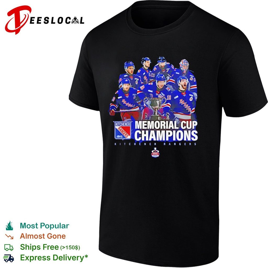 Kitchener Rangers Memorial Cup Champions team players OHL hockey shirt