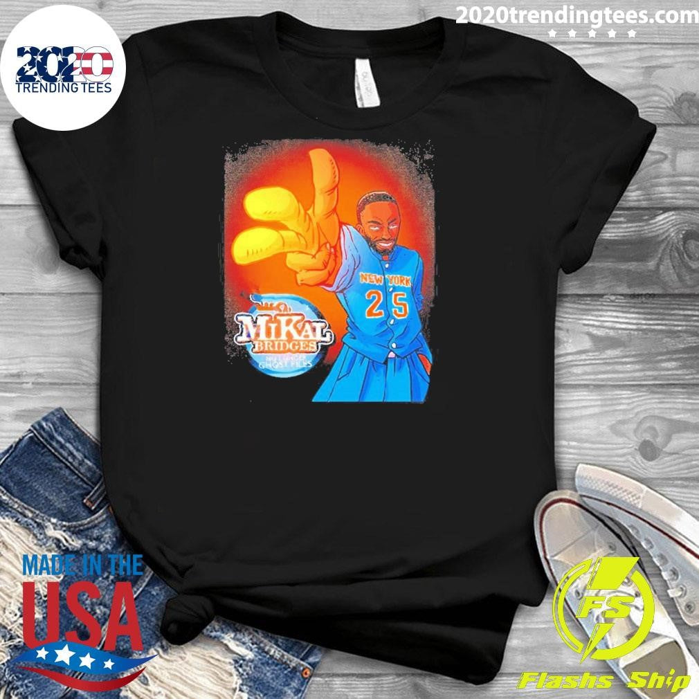 Knicks Mikal Bridges No Longer Ghost Files Shirt