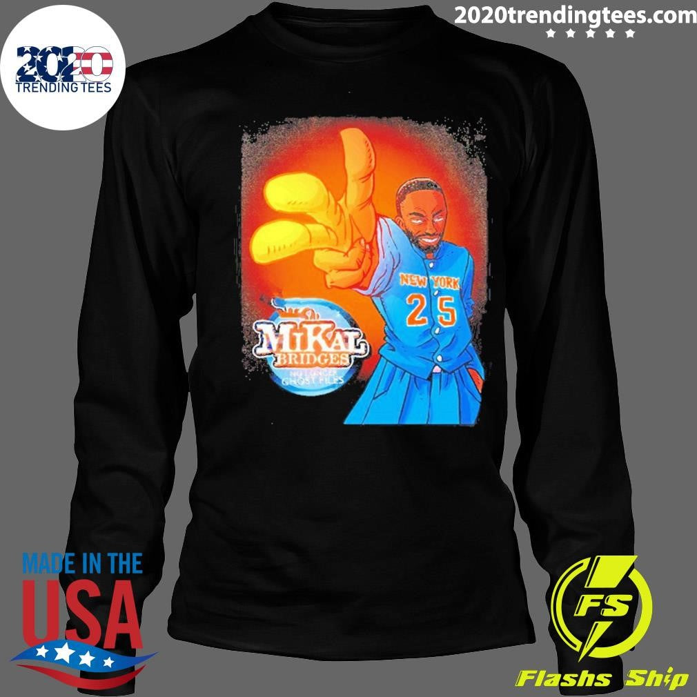 Knicks Mikal Bridges No Longer Ghost Files Shirt
