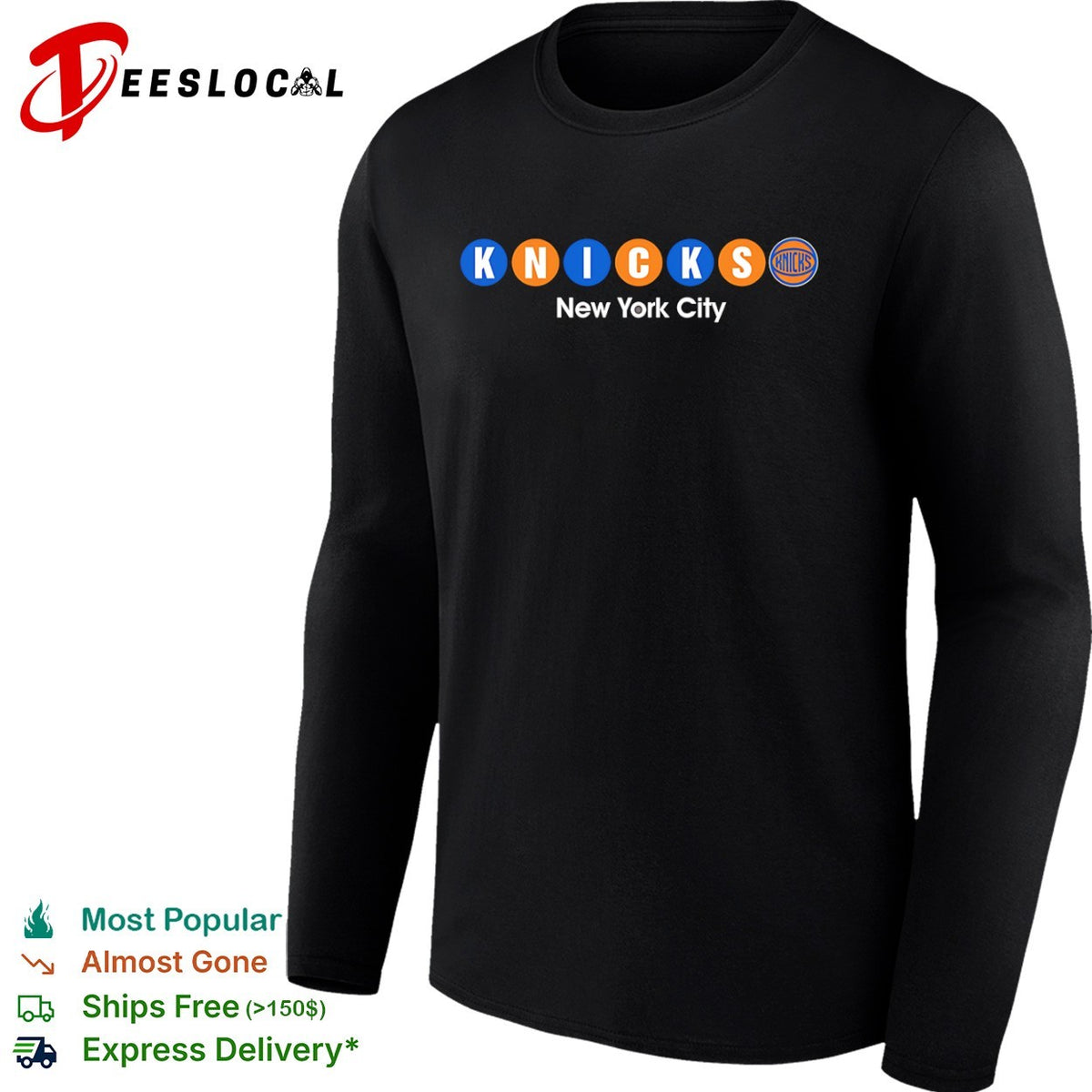 Knicks New York City Subway Logo NBA Basketball Team Shirt