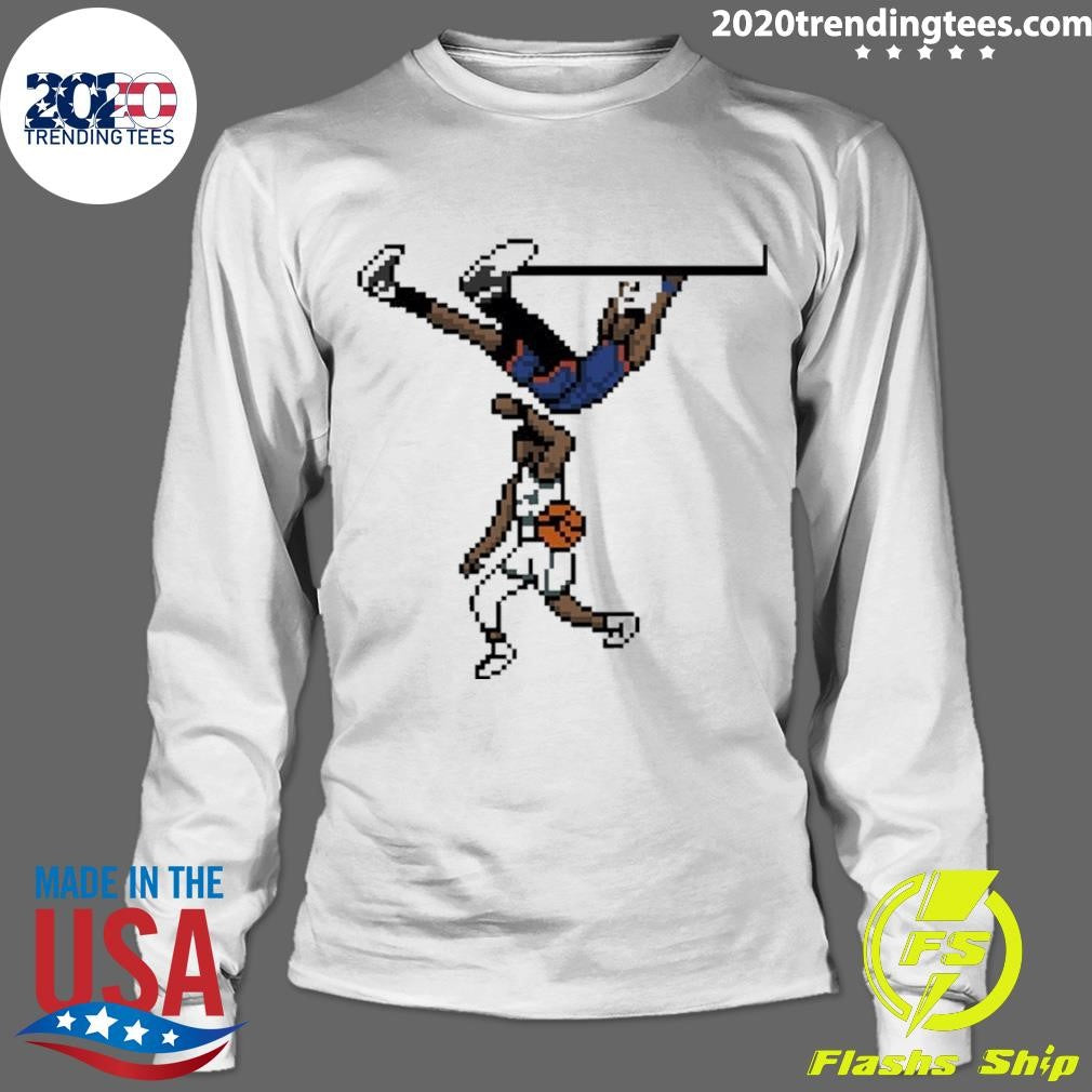 Knicks Vs Celtics Og Anunoby Dunks Against Jayson Tatum Og +1 Shirt