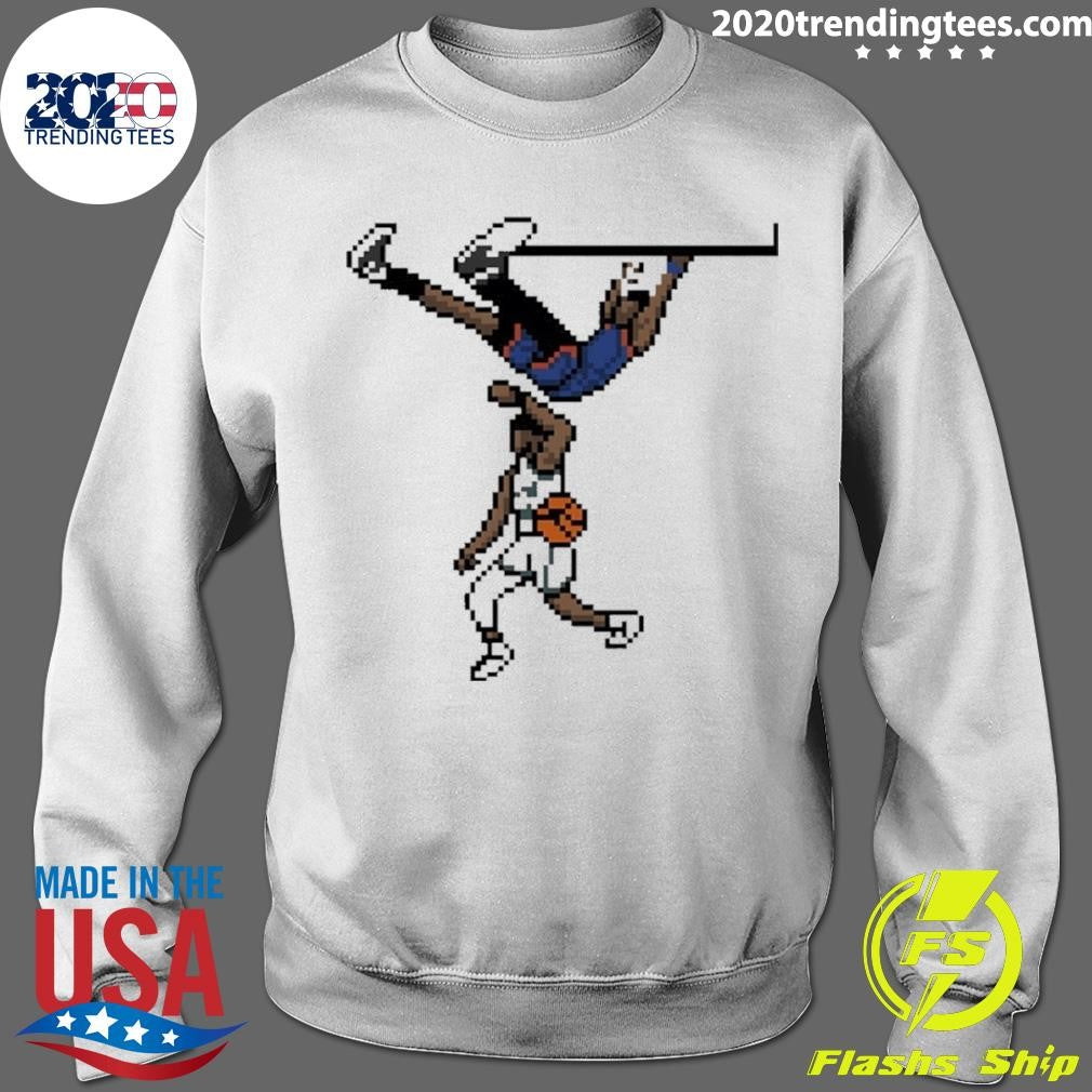 Knicks Vs Celtics Og Anunoby Dunks Against Jayson Tatum Og +1 Shirt