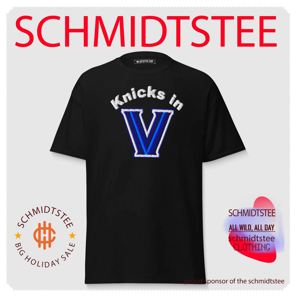 Knicks in Five Basketball Team Villanova Wildcats logo shirt