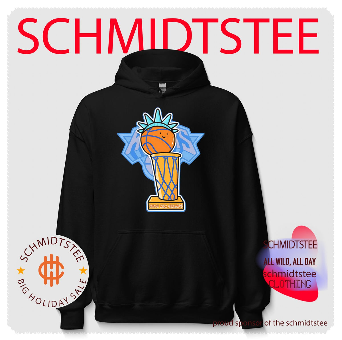 Knicks in Five World Champs 2026 trophy paint shirt