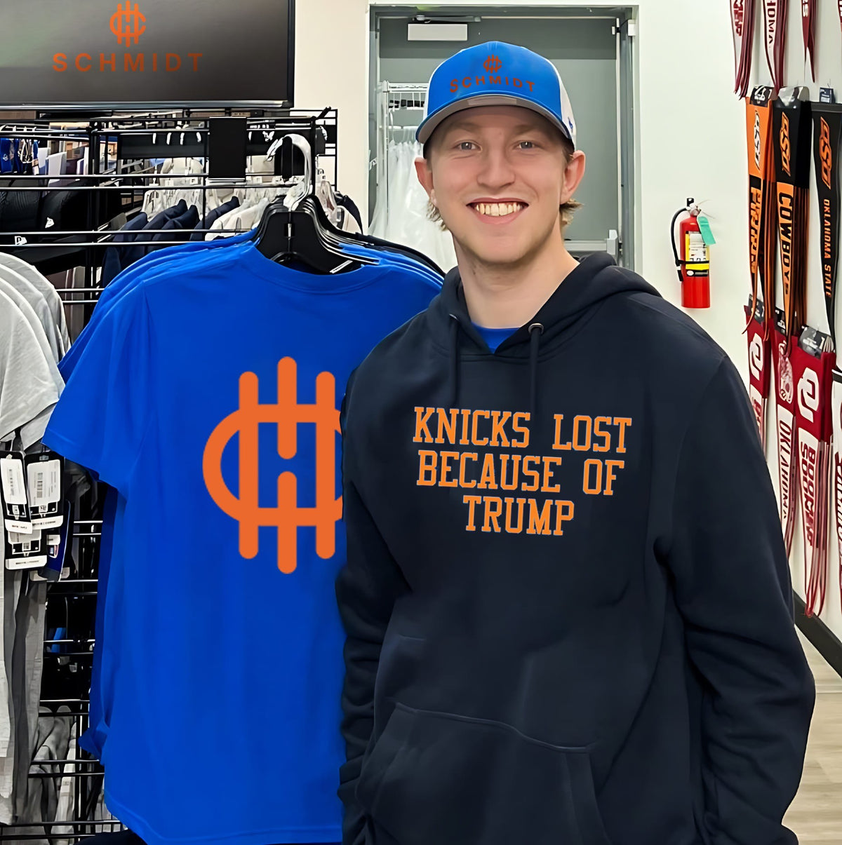 Knicks lost because of Trump shirt