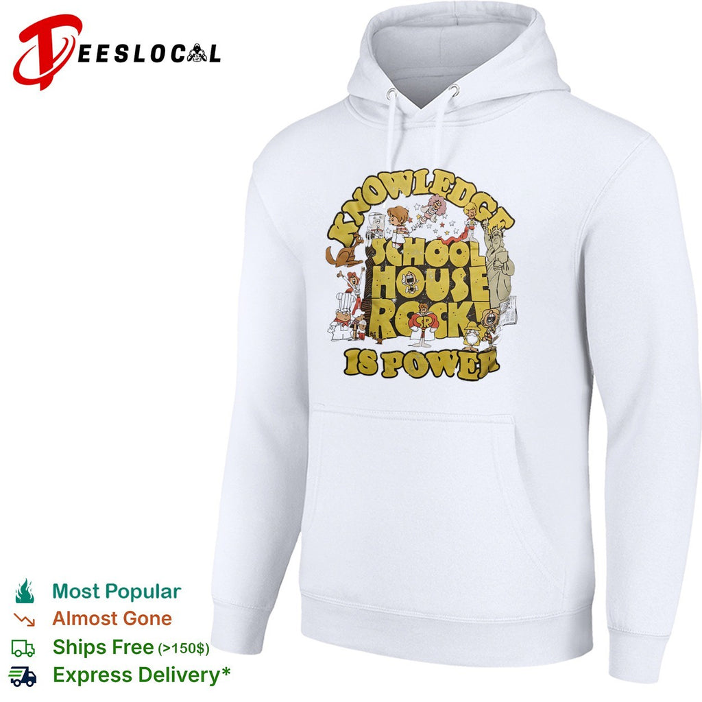 Knowledge is Power Characters ABC 1970s Educational TV show shirt