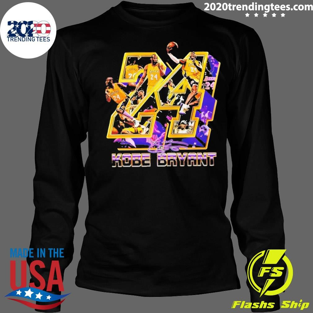 Kobe Bryant Los Angeles Lakers Basketball Legend Tribute Signature Shirt