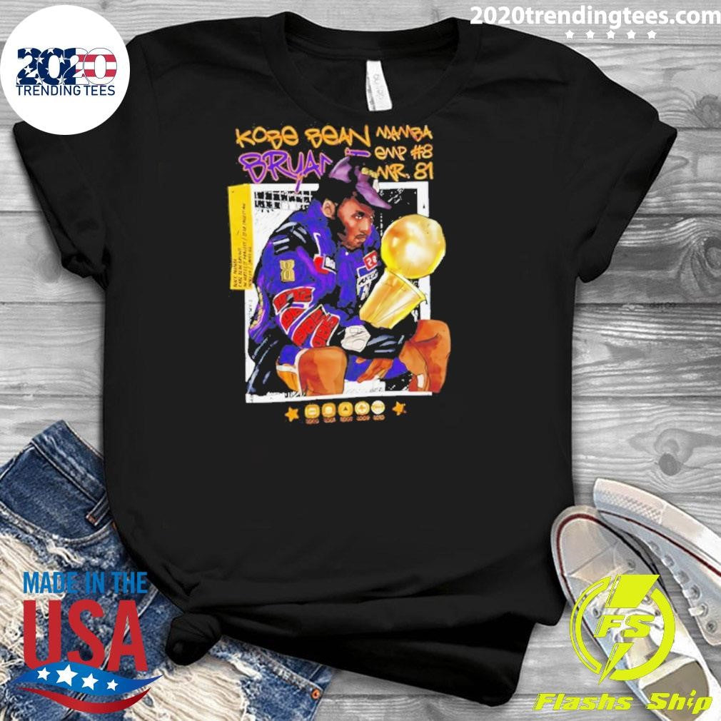 Kobe Iconic Champion Tribute Pose La Basketball Shirt