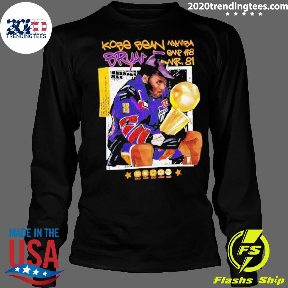 Kobe Iconic Champion Tribute Pose La Basketball Shirt