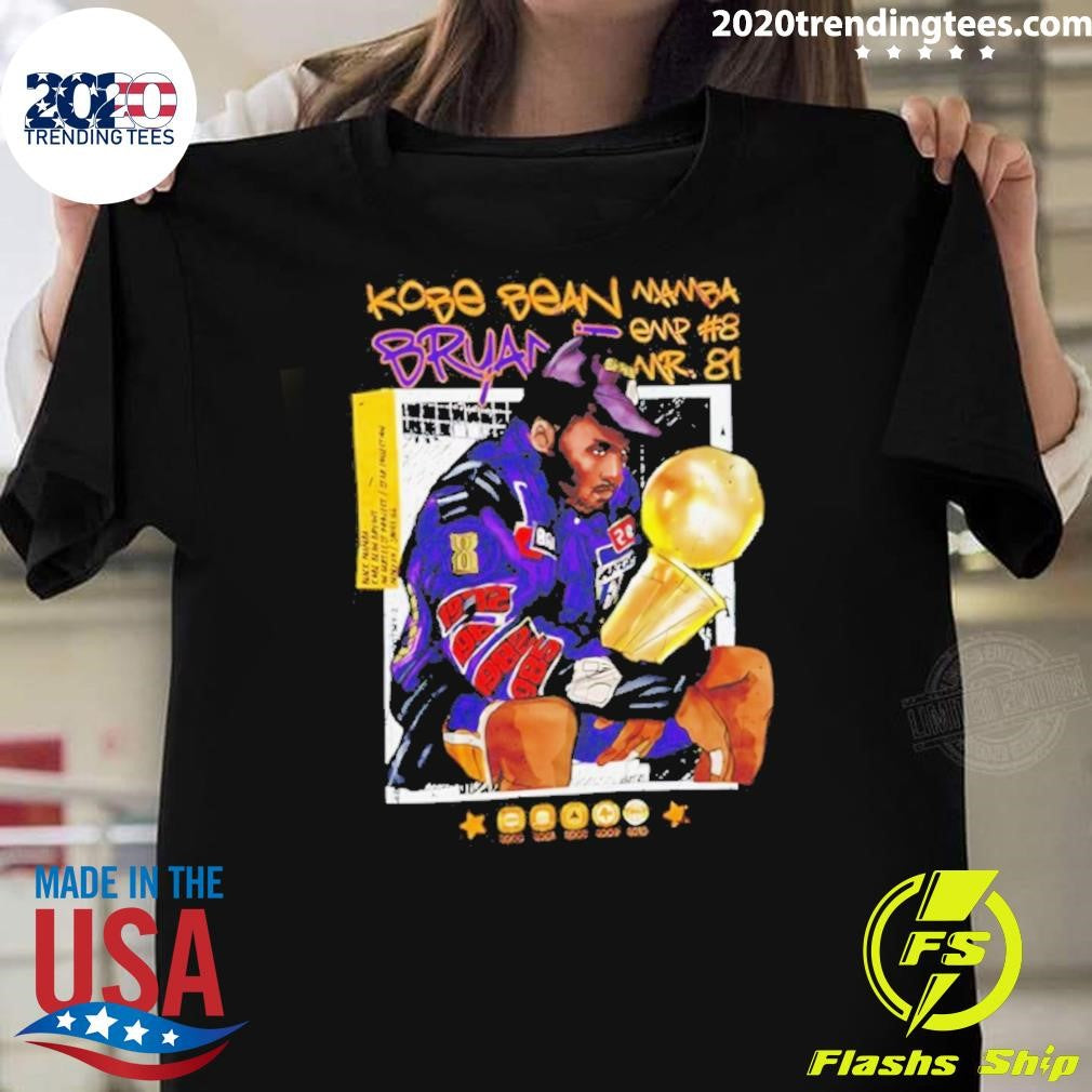 Kobe Iconic Champion Tribute Pose La Basketball Shirt