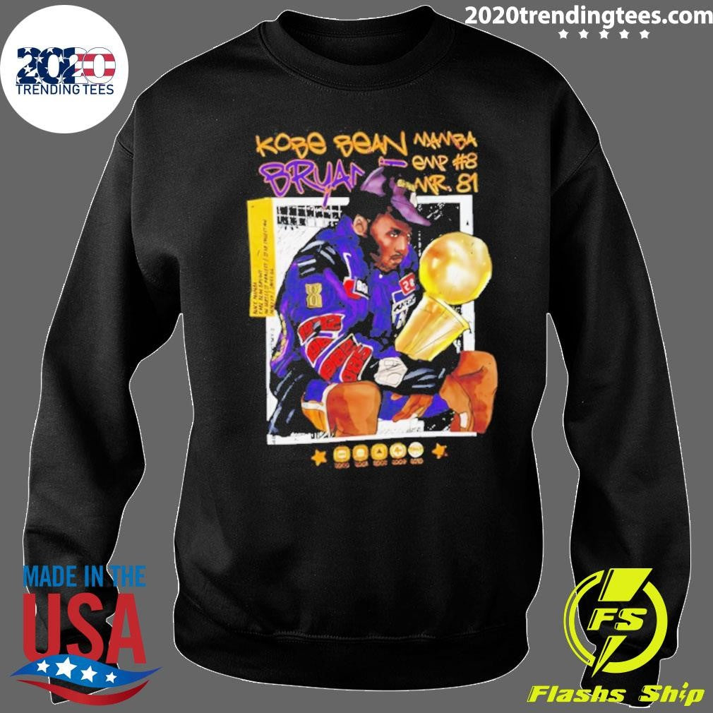 Kobe Iconic Champion Tribute Pose La Basketball Shirt