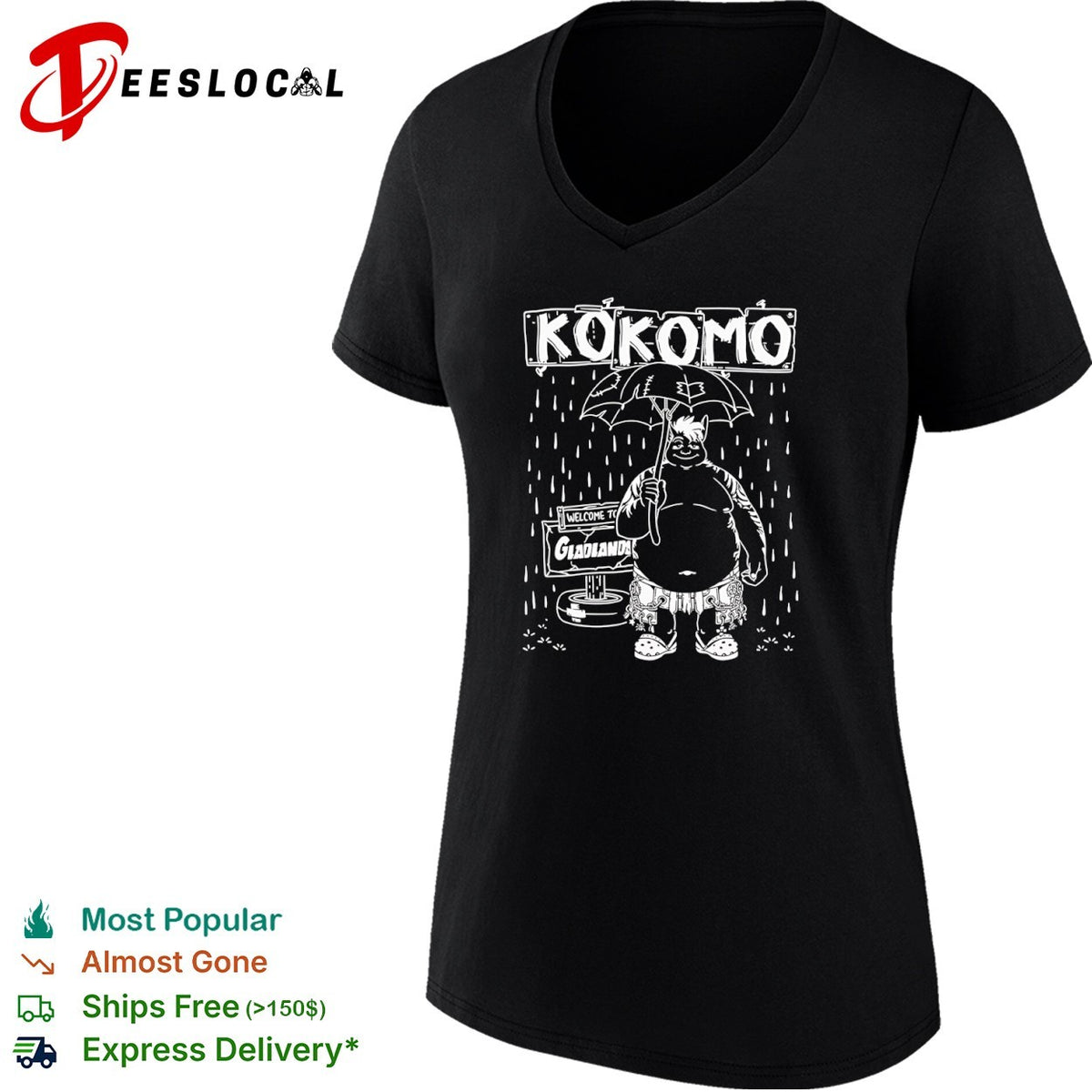 Kokomo Gladlands Welcome to Parody shirt