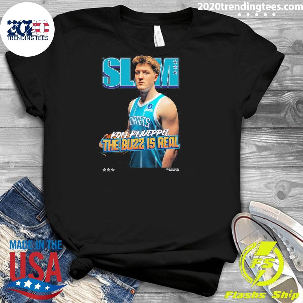 Kon Knueppel The Buzz Is Real Charlotte Hornets SLAM Shirt