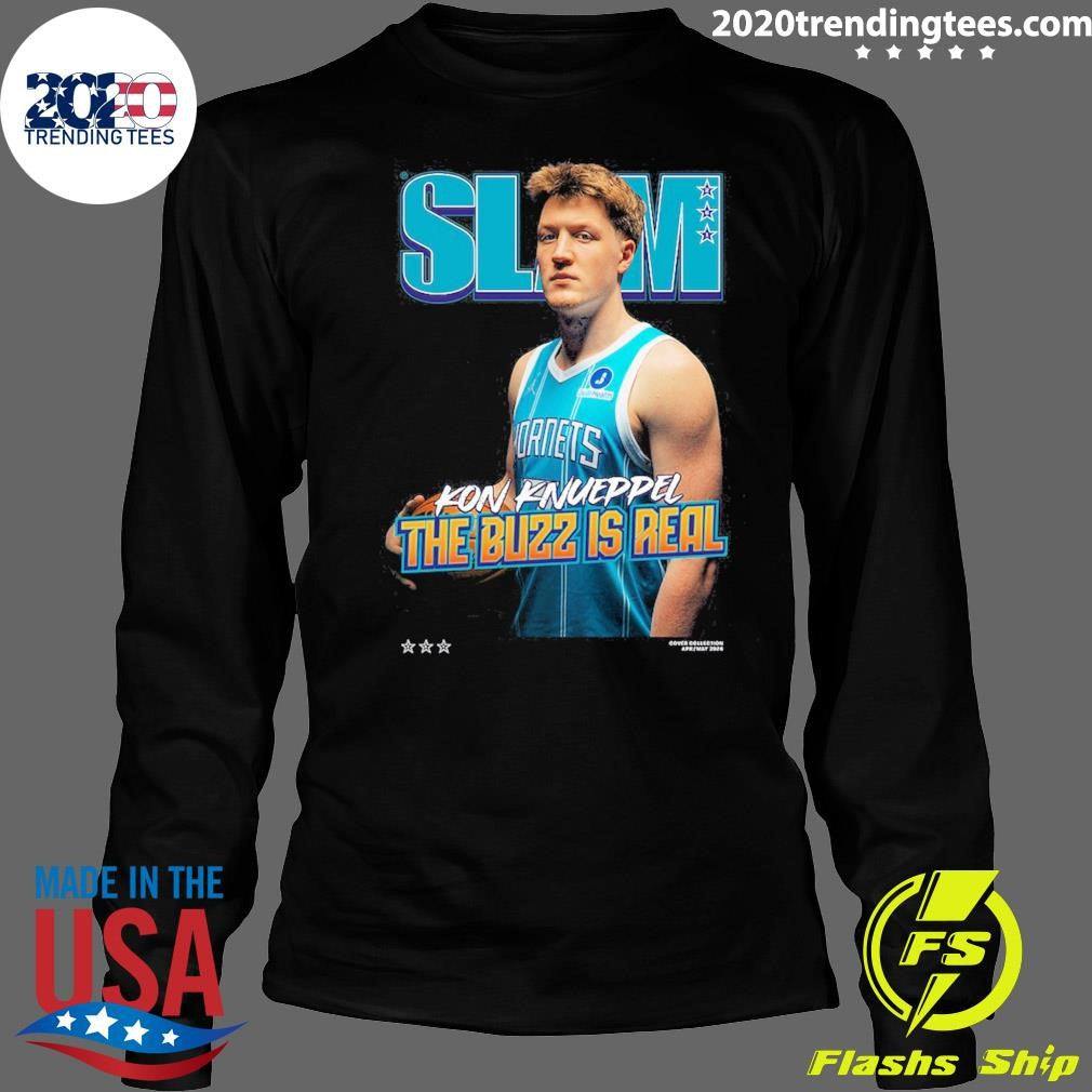 Kon Knueppel The Buzz Is Real Charlotte Hornets SLAM Shirt