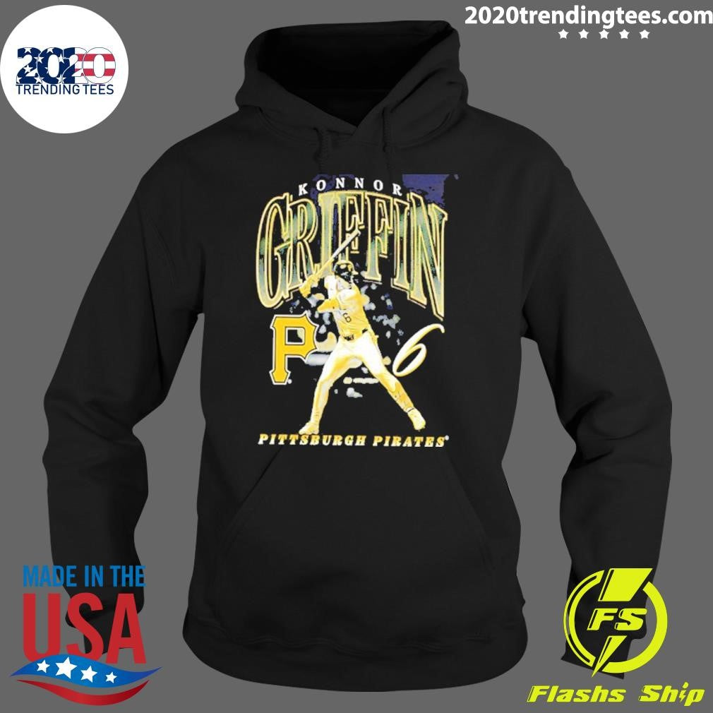 Konnor Griffin 6 Pittsburgh Pirates Baseball Swing Graphic Shirt