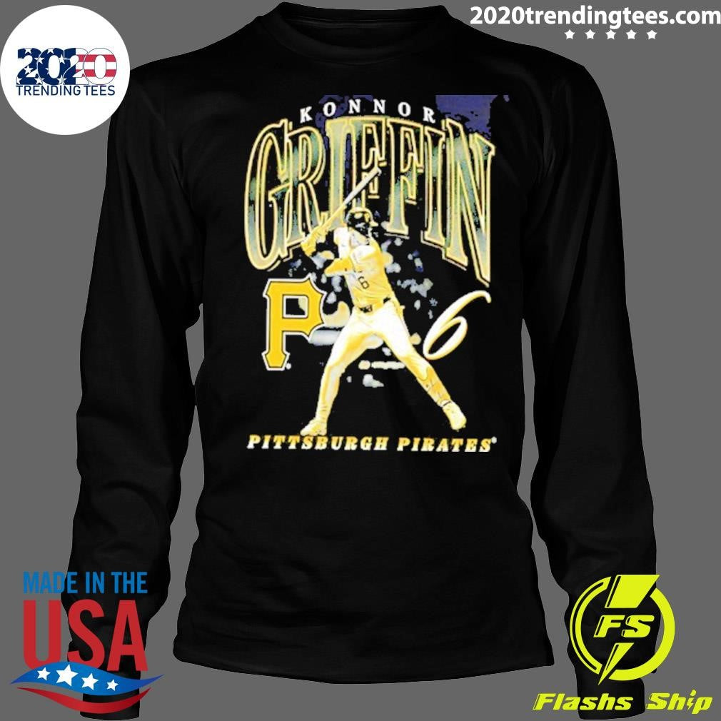 Konnor Griffin 6 Pittsburgh Pirates Baseball Swing Graphic Shirt