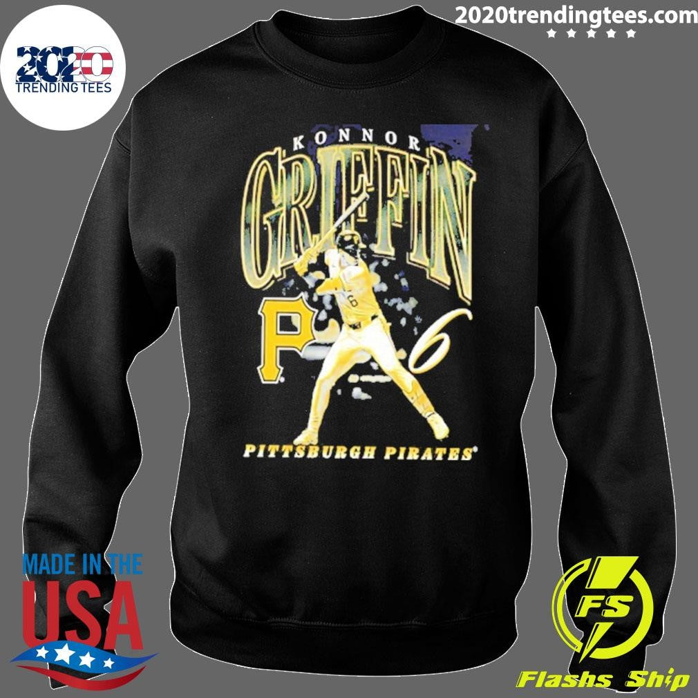 Konnor Griffin 6 Pittsburgh Pirates Baseball Swing Graphic Shirt