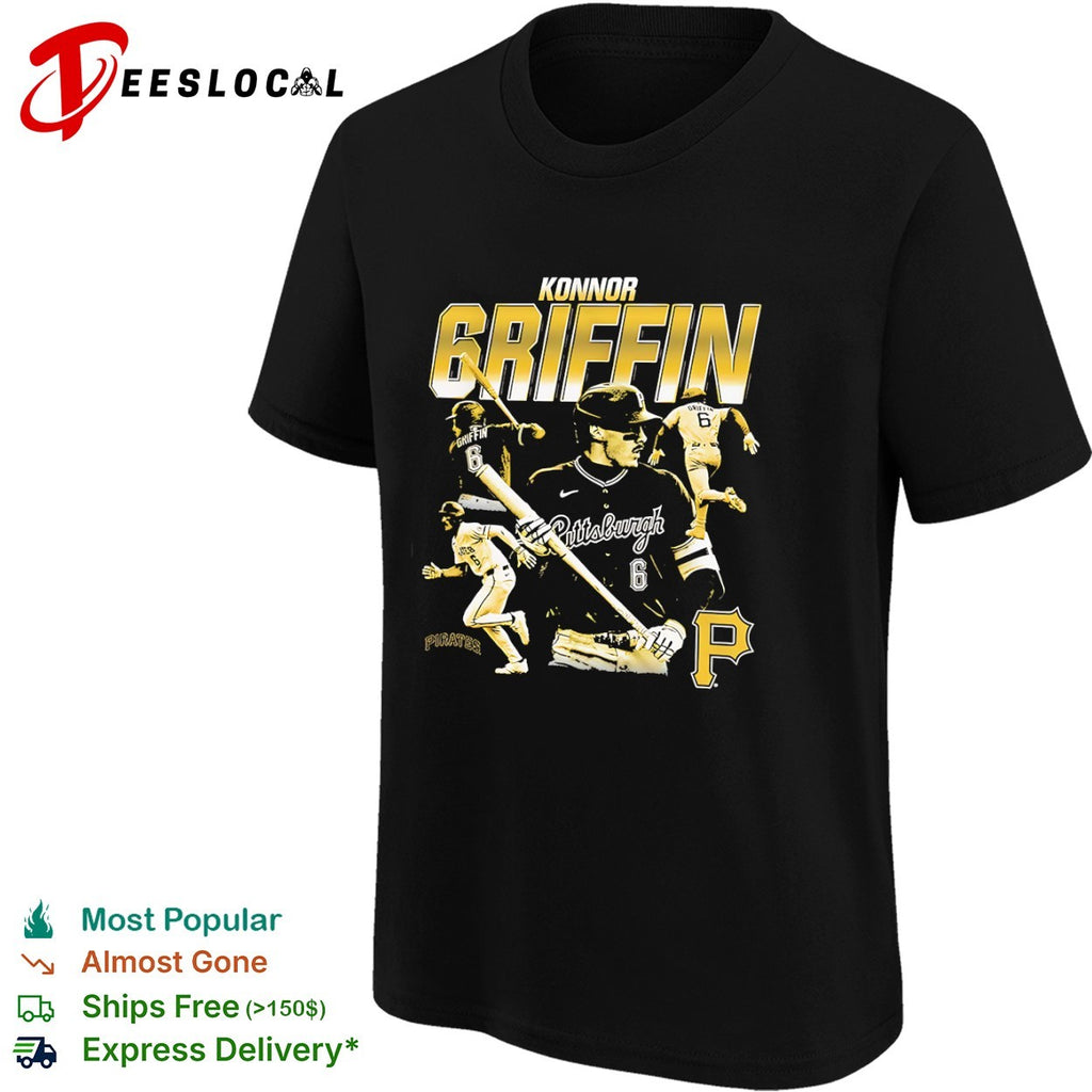 Konnor Griffin Pittsburgh Pirates MLB Player Collage shirt