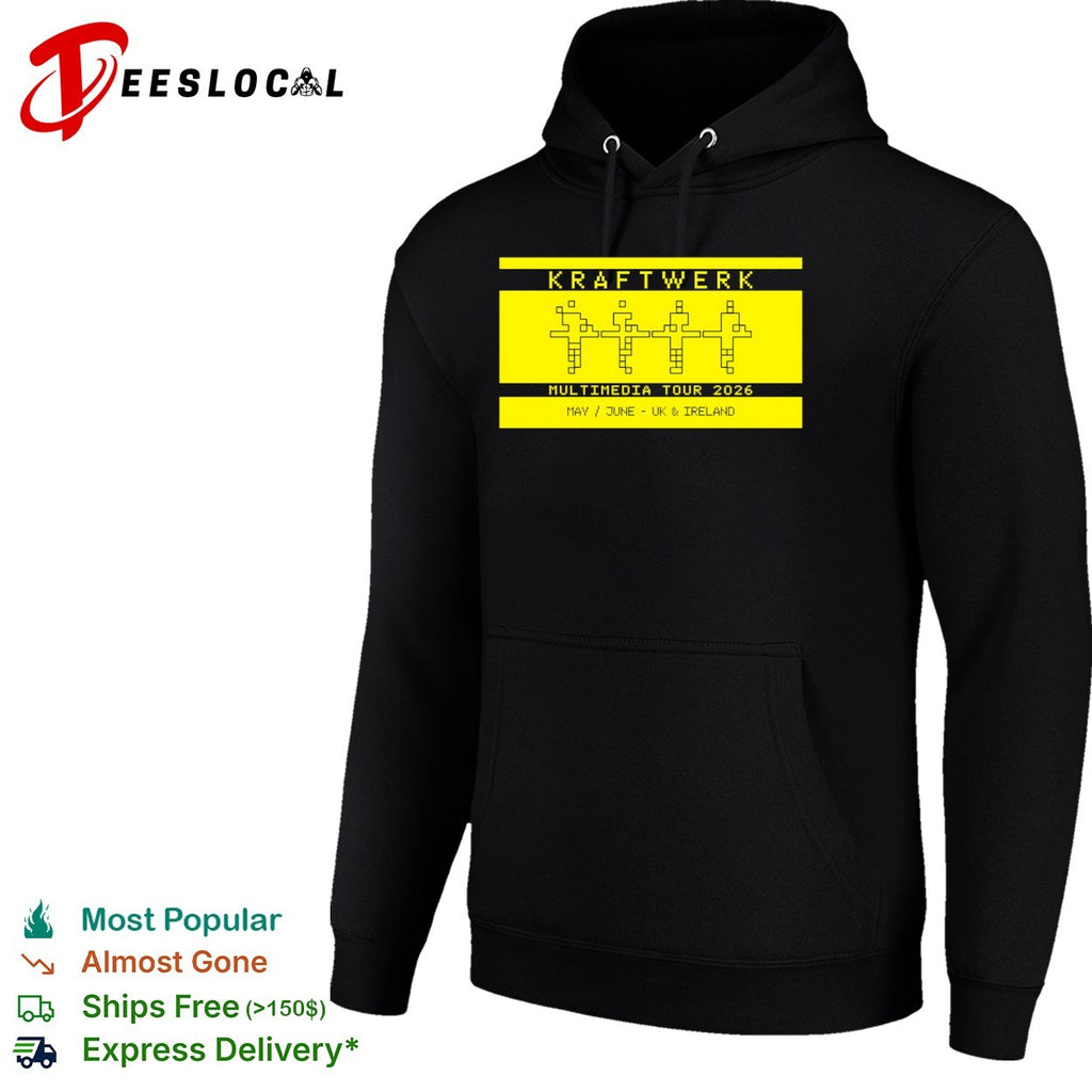 Kraftwerk Multimedia Tour 2026 May June UK Ireland Music Electronic Band tour shirt