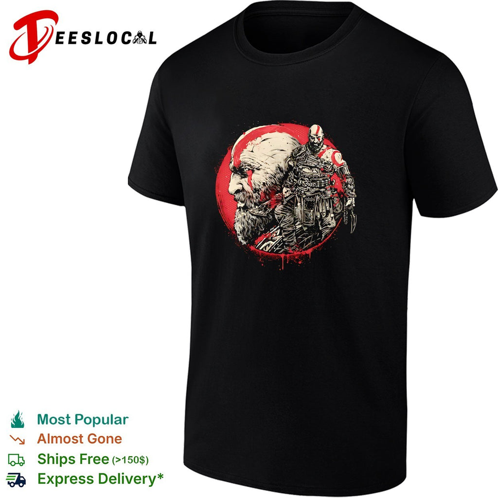 Kratos from God of War Born of Chaos and Destruction shirt