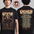 Kreator Krushers Of The World European Tour 2026 Merch Skulls T-Shirt