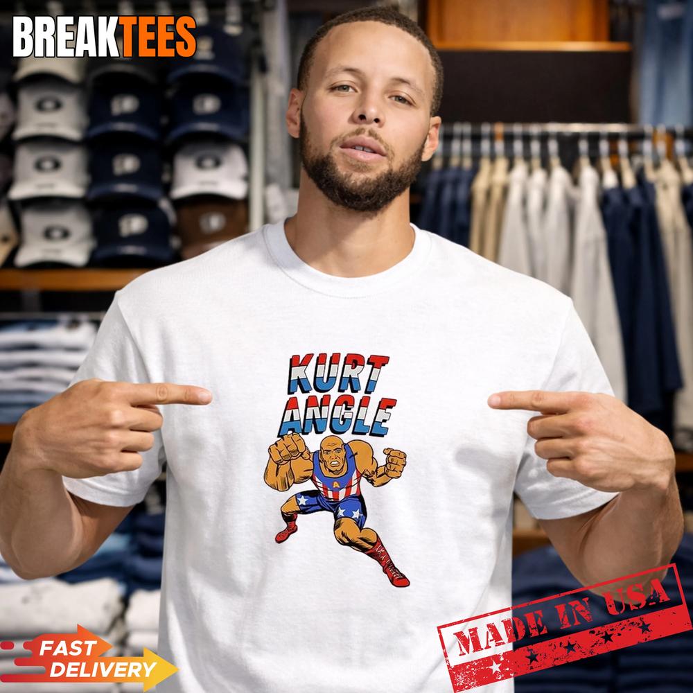 Kurt Angle Olympic Comic T-Shirt