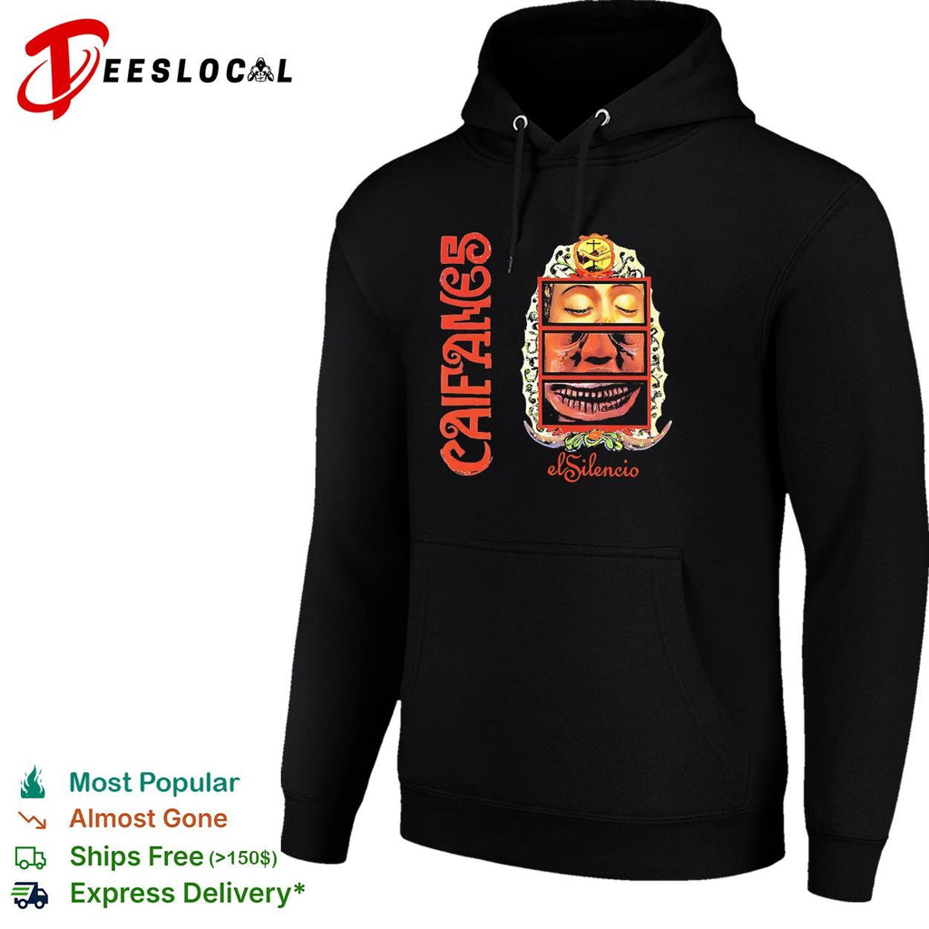 Caifanes el Silencio closed eyes mask illustration ornate frame poster shirt