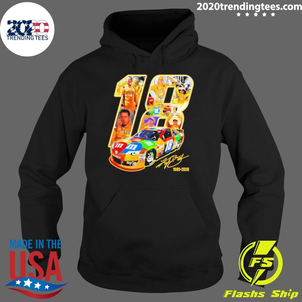 Kyle Busch 18 Tribute Nascar Legend Memorial Signature Shirt