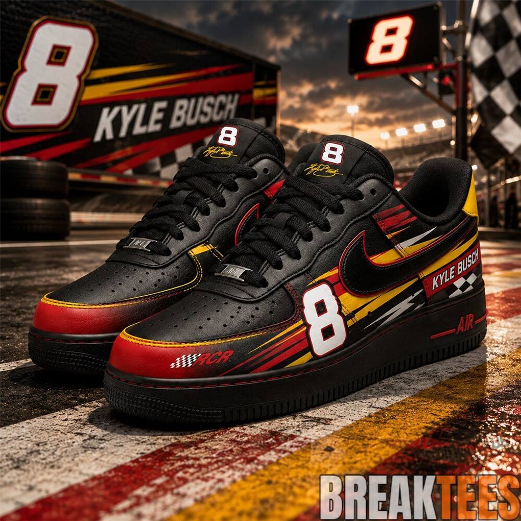 Kyle Busch 8 NASCAR Racing Air Force 1 Sneaker