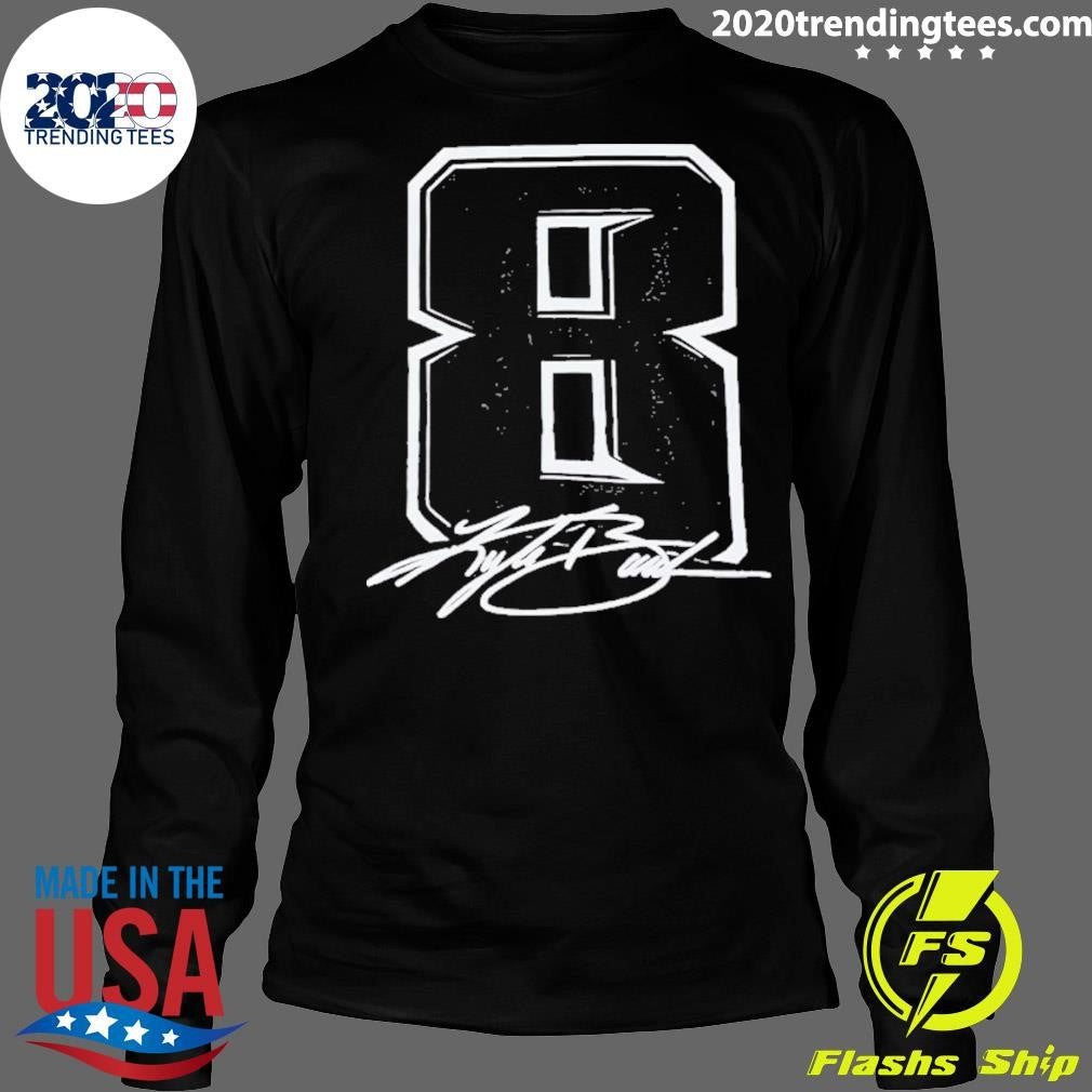Kyle Busch 8 Signature Memorial Shirt