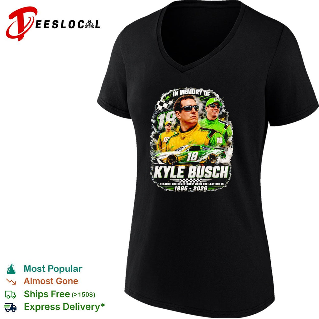 Kyle Busch Joe Gibbs Racing NASCAR In Memory of Kyle Busch 1985 2026 shirt