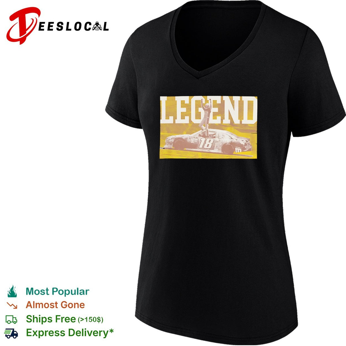 Kyle Busch Joe Gibbs Racing NASCAR Legend 18 shirt