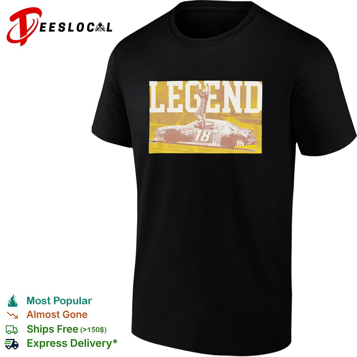 Kyle Busch Joe Gibbs Racing NASCAR Legend 18 shirt