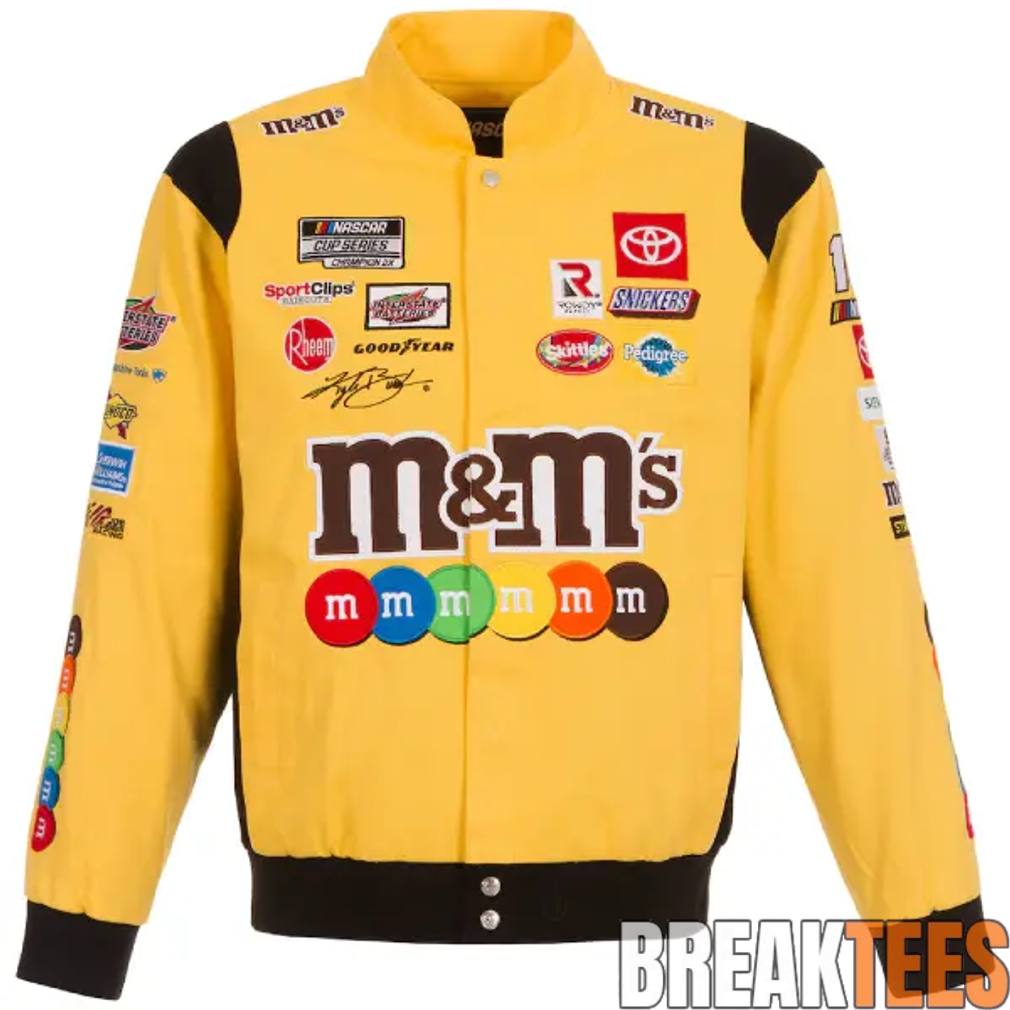 Kyle Busch M&M Jacket – Yellow