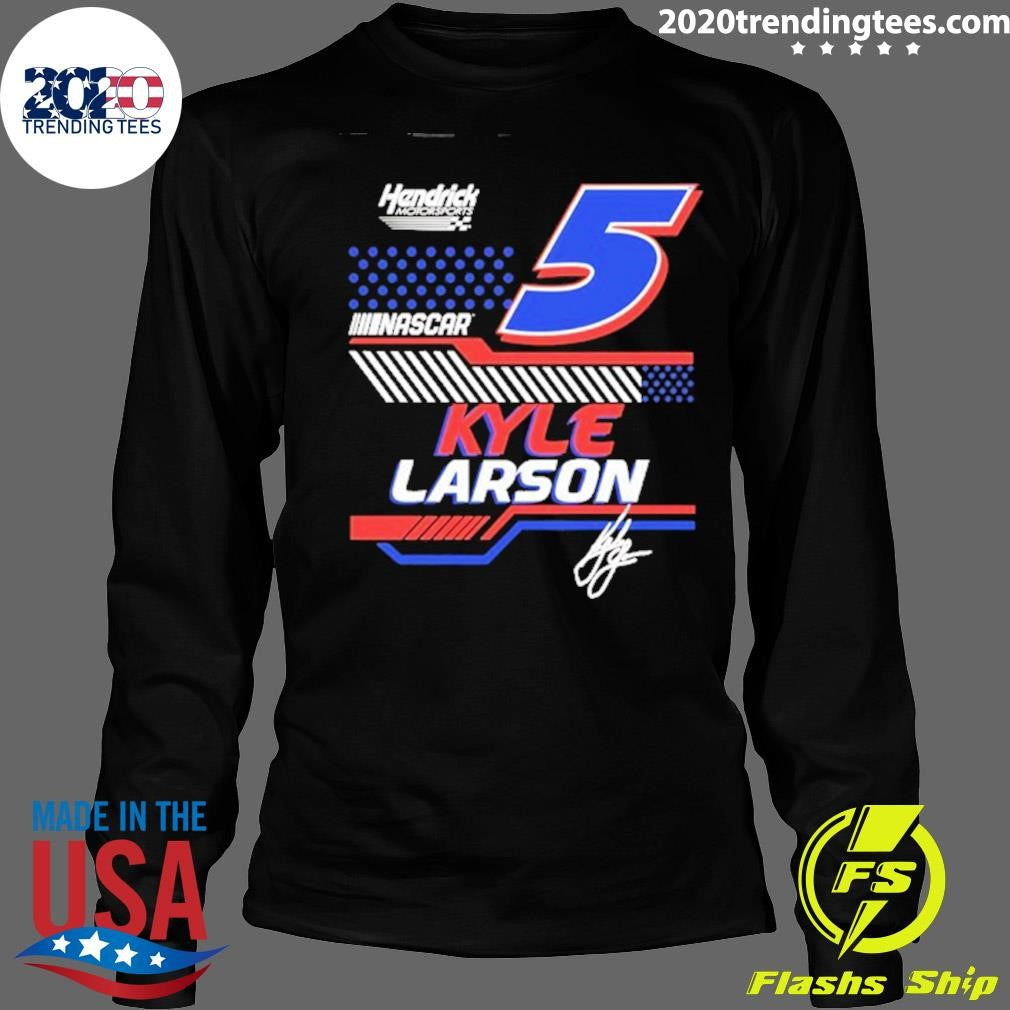 Kyle Larson 5 Vive La Fete Nascar Driver Signature Shirt