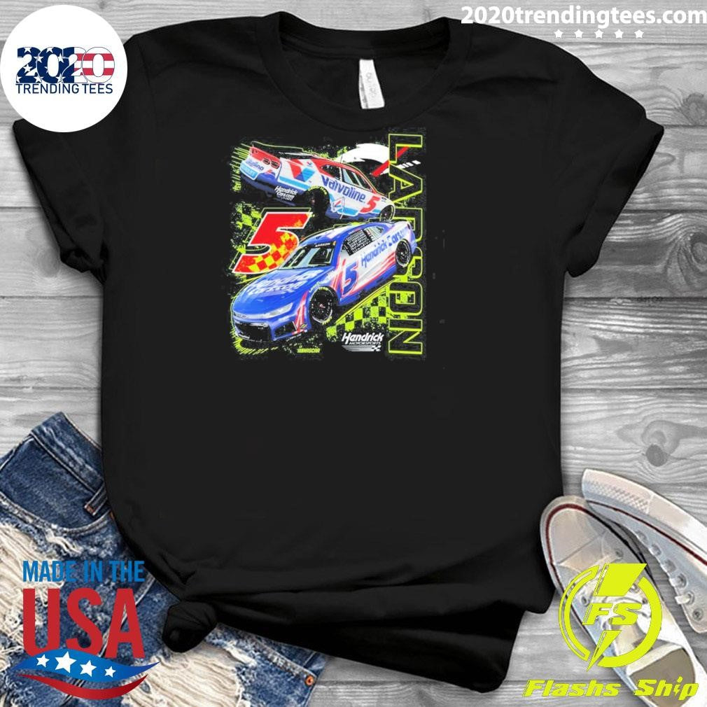 Kyle Larson Classic Ink #5 Hendrick Cars & Valvoline Dual Sponsor Shirt