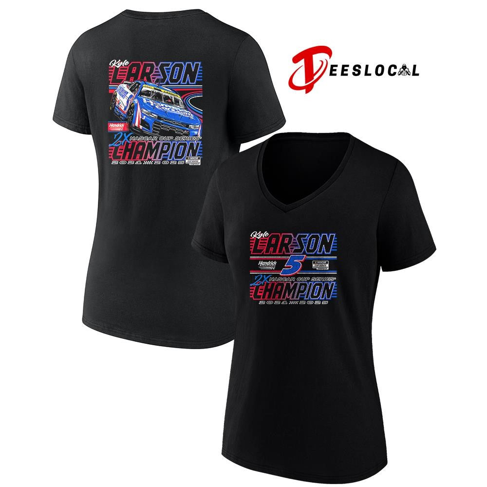 Kyle Larson Hendrick Motorsports Team collection NASCAR Cup Series champion car racing graphic shirt